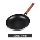Frying Pan Skillet Cooking Saucepan with Long Handle Boiling Nonstick Cookware