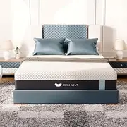Queen Mattress, 10 Inch Gel & Air-Cooling Memory Foam Mattress for Pressure Relief, Medium Firm Queen Size Mattress in a Box with Cooling Cover for Conforming Support and Restful Sleep