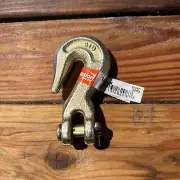 National Hardware Clevis Grab Hook Forged Steel Yellow Chromate 5/16" N282-087