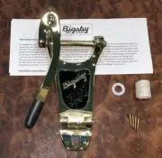 Tailpiece for Electric Guitar Bigsby B3-LH Left Handed Gold Vibrato Bridge USA