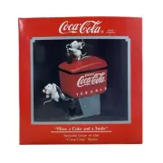 1990 Enesco Coca-Cola Christmas Ornament - “Have a Coke and a Smile” - #571512