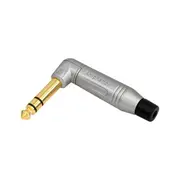 AMPHENOL PD1460 6.3Mm Right Angle Stereo Plug Gold Phono Right Angle 6.3MM RIGHT ANGLE