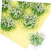 OHPHCALL 1sheet Plant Tuft Static Grass Model for Miniature Railway and Table Decor Grass Cluster Bright for Micro Landscape and Model Building