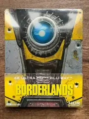 Borderlands w. Claptrap Steelbook (4K UHD + Blu-ray, EU Import, Region Free) NEW