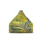 Blue & Yellow Bean Bag Chair Cover