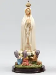 Fatima With Children - 21cm Resin Statue