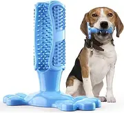 Rubber Dog Toothbrush Toy Pet Supplies French Bulldog Molar Stick Pug Puppy Chew Toy Dog Accessories Kong Dog Toys cleaning expends energy grinding teeth (Color : Blue, Size : L)