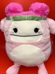 SQUISHMALLOWS Squish-Doo ZYAN the Pink Bigfoot Yeti Sasquatch 14" Plush NWT