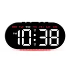 Digital Alarm Clock with USB Power and 4 Brightness Levels for Night Use