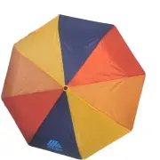 Aldi 2023 Capsule Collection Multicolor Striped Automatic Umbrella NWT Rainbow