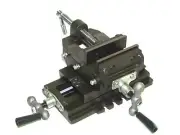 5" Cross Sliding Drill Press Vise Slide Vice Heavy Duty Machine Shop Grip Tools