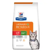 Hill's Prescription Diet C/D Multicare Stress Urinary + Metabolic Weight Chicken Flavour Dry Cat Food 2.88 Kg