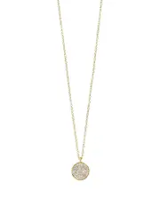 Ippolita 18K Yellow Gold Stardust Diamond Small Flower Pendant Necklace, 16-18