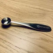 Make Matcha Tea Engraved Metal Spoon Measuring Scoop Gift Stocking Stuffer Steel