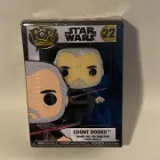 FUNKO POP! PIN: Star Wars - Count Dooku New/Sealed