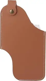 Leather Phone Holster with Belt Clip Loop Pu Leather Phone Professional Stylish Protective Mobile Phone Belt Pouch Cover Case for Belt Brown