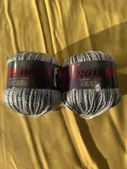 2 PREMIER Yarns Silver Celebration 164 yds 1.76oz Each One Nylon Metallic-NEW