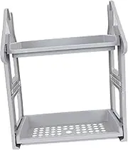 GREENADSCAPE Material Storage Rack Condiment Holder Desktop Rack Shower-Gel Stand Versatile Bracket Space-Saver