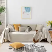 Anti Cat Scratch Sofa Cover, 100% Waterproof Couch Cover for Pets Khaki Sofa ...