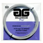 AG Millenium Pop Tennis String Set-16-Silver