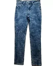 BP Nordstrom Jeans Women's 30x32 Slim Acid Crinkle Wash Medium Rise Denim New