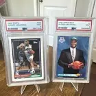 ALONZO MOURNING (2) Rookie Cards RC PSA Mint 9 1992 Topps Charlotte Hornets HOF