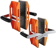 VEVOR 2 PCS Double Handed Stone Carrying Clamps, 50 mm Granite Lifting Tools with Slip-Proof Rubber Pads, 200KG Loading Capacity for Moving Marble, Glass, Slabs and Plywood