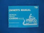 Honda 1979 GL1100I Interstate New Old Stock Factory Original Owners Manual T115