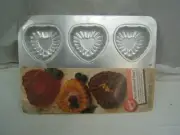 Wilton Mini Embossed Heart Cookie Pan New In Orig Wrappings 6 Cavity