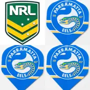 NRL Paramatta EELS Dart Board Dart Flights