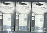 (3 Pack) GelVolution Gel Shine Finish Artificial Nails - #72319 - 28 Ct. Each.