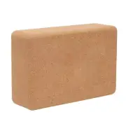 Fitness and Stretching Cork Yoga Block, Natural Cork Yoga Brick