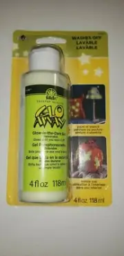 Folk Art GloAway Washable Glow In The Dark Paint - 4oz