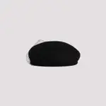 [Maison Michel] Maison Michel-Black New Bonnie Veil Wool Felt Hat-Donna M STAND