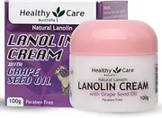 Healthy Care Lanolin Cream with Grape Seed, Purple, 100 g