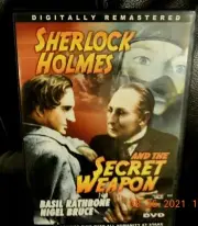 Sherlock Holmes and the Secret Weapon Movie DVD Basil Rathbone NEW!
