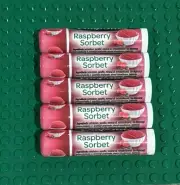 Five Chapstick Raspberry Sorbet Lip Balm Lot New