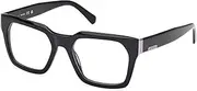 [GUESS] GU50188 001 Shiny Black 53/19/150 Men's Frame, 001 Shiny Black, 53/19/150