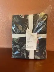 Pottery Barn Forest Gnome organic Cal. King sheet set Christmas BLACK California