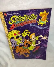 New VTG 2000 Golden Books Scooby Doo & Alien Invaders Book Glow In Dark Stickers