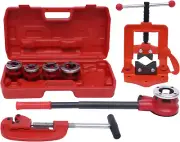 BSTP Ratchet Pipe Threader Kit Ratcheting Pipe Threading Tool Set Portable Manua