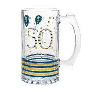 Gibson Gifts Rush 50th Birthday Tankard R Beer Mug Drinking Cup w/ Handle