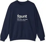 [X.Style] Womens Womens Faunt Definition for Aunty, Aunt ds050 Sweater Navy M