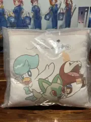Pokemon Sprigatitio, Fuecoco, Quaxly Japanese Kuji Cushion prize "D"