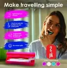 2PK Swosh® Toothbrush & Toothpaste Protective Case Holiday Travels 19.5 x 5.5cm