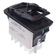 KR46CAKDDG APEM On-On Latching Red 12V LED Auto Rocker Switch DPDT IP68