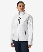 WOMENS CREW MIDLAYER JACKET 2.0, White | Helly Hansen AU