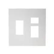 LUTRON NT-C11/C13-FB-WH GRAFIK EYE HOMEWORKS WALL STATION FACE PLATE KIT, WHITE
