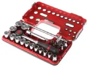 Facom RATCHET BIT SET S.360DBOX4PB 22Pcs 8-32mm Drive Extension, T-Handle