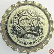 Buffalo Brewing Co. BEER cork lined bottle beer cap 1905-1915